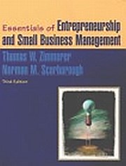 Seller image for Essentials of Entrepreneurship and Small Business Management (3rd edition) for sale by unifachbuch e.K.