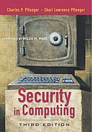 Seller image for Security in Computing (3rd Edition) for sale by unifachbuch e.K.