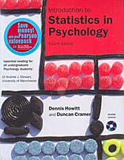 Imagen del vendedor de Introduction to Statistics in Psychology AND Introduction to SPSS in Psychology a la venta por unifachbuch e.K.