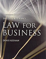 Bild des Verkufers fr Smith & Keenan's Law for Business zum Verkauf von unifachbuch e.K.