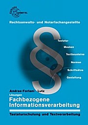 Seller image for Lsungen zu 80518 Rechtsanwalts-und Notarfachangestellte for sale by unifachbuch e.K.