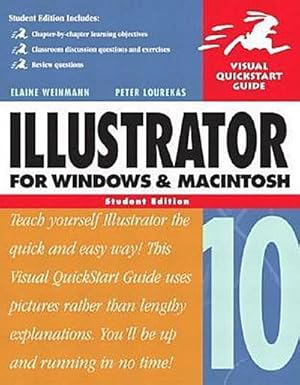 Bild des Verkufers fr Illustrator 10 for Windows and Macintosh: Visual QuickStart Guide, Student Ed. zum Verkauf von unifachbuch e.K.