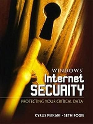 Imagen del vendedor de Windows Internet Security: Protecting Your Critical Data [Taschenbuch] by Fog. a la venta por unifachbuch e.K.