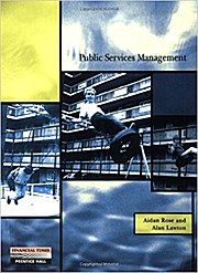 Imagen del vendedor de Public Services Management [Taschenbuch] by Rose, Aidan; Lawton, Alan a la venta por unifachbuch e.K.