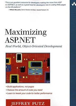 Bild des Verkufers fr Maximizing ASP.Net: Real World, Object-Oriented Development [Taschenbuch] by . zum Verkauf von unifachbuch e.K.