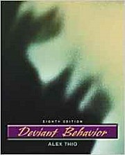 Seller image for Deviant Behavior [Gebundene Ausgabe] by Thio, Alex B. for sale by unifachbuch e.K.