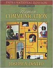 Seller image for Human Communication: The Basic Course [Taschenbuch] by DeVito, Joseph A. for sale by unifachbuch e.K.