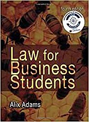 Seller image for Law for Business Students by Adams, Alix for sale by unifachbuch e.K.