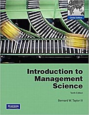 Bild des Verkufers fr Introduction to Management Science Plus Companion Website Access Card by Tayl. zum Verkauf von unifachbuch e.K.