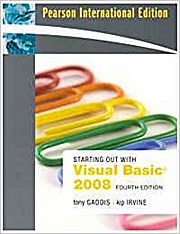 Immagine del venditore per Starting Out with Visual Basic 2008 by Gaddis, Tony; Irvine, Kip R. venduto da unifachbuch e.K.