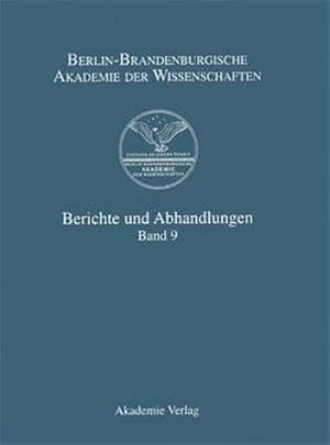 Bild des Verkufers fr Berichte und Abhandlungen: Band 9 [Gebundene Ausgabe] by unbekannt zum Verkauf von unifachbuch e.K.