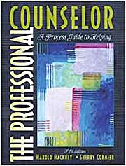 Immagine del venditore per The Professional Counselor: A Process Guide to Helping by Hackney, Harold; Co. venduto da unifachbuch e.K.