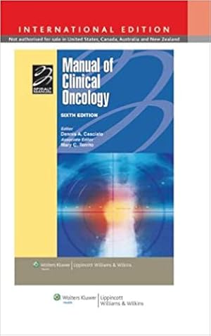 Bild des Verkufers fr Manual of Clinical Oncology: Spiral Manual Series zum Verkauf von unifachbuch e.K.