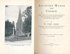 Image du vendeur pour Ayleston Manor and Church mis en vente par Barter Books Ltd