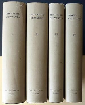 Obras completas. Miguel de Cervantes (Cuatro volúmenes)