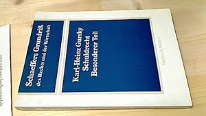 Bild des Verkufers fr Schuldrecht, besonderer Teil. Schffers Grundri des Rechts und der Wirtschaft ; Bd. 2,2 zum Verkauf von Antiquariat im Kaiserviertel | Wimbauer Buchversand