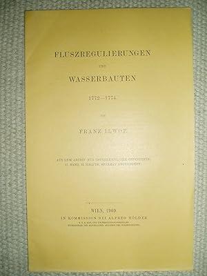 Imagen del vendedor de Fluszregulierungen und Wasserbauten, 1772-1774 a la venta por Expatriate Bookshop of Denmark