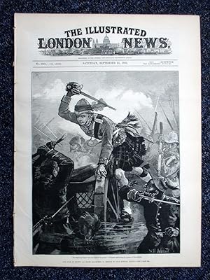 The Illustrated London News, 23 September 1882. The War in Egypt,.