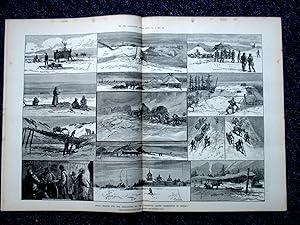 Bild des Verkufers fr The Illustrated London News Supplement to 7 October 1882. Final Search for Jeannette Arctic Expedition in Siberia. War in Egypt, zum Verkauf von Tony Hutchinson