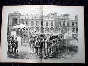 The Illustrated London News, 2 December 1882. The Queen Decorating Troops returned from Egypt ...