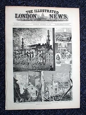 The Illustrated London News, 16 December 1882. Fire Destroys Alhambra Theatre, Funeral Archbishop...