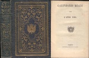 Calendario Reale 1865