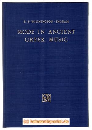 Mode in ancient Greek Music.