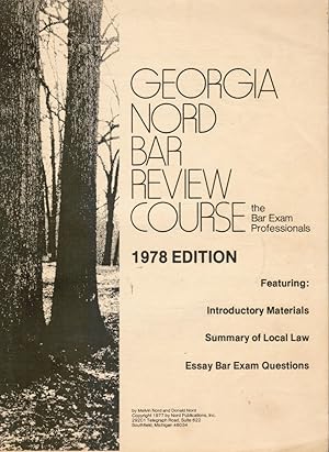 Georgia Nord Bar Review Course