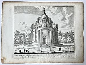 [Antique print, etching/ets, Rome] MAUSOLEUM. Views of Rome [Set title] (Graftombe van Augustus),...