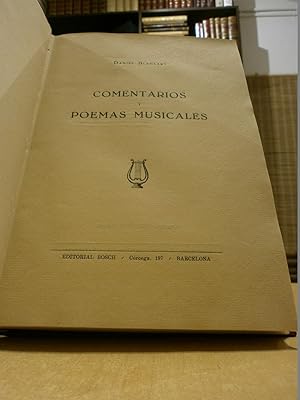 COMENTARIOS Y POEMAS MUSICALES.