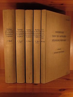 Beiträge zur Kenntnis des Britischen Steinkohlenbergbaues, 3 Bände (in 4 Bänden). Ferner enthalte...