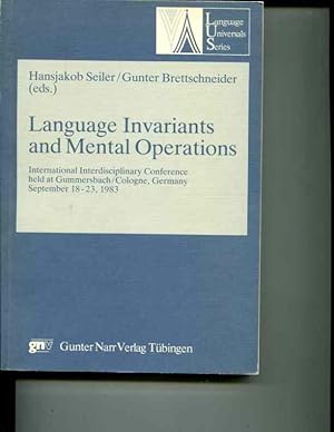 Seller image for Language Invariants and Mental Operations (Language Universals Series; No. 5) for sale by Orca Knowledge Systems, Inc.