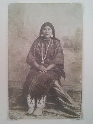 Vintage photograph of Plains Indian Woman