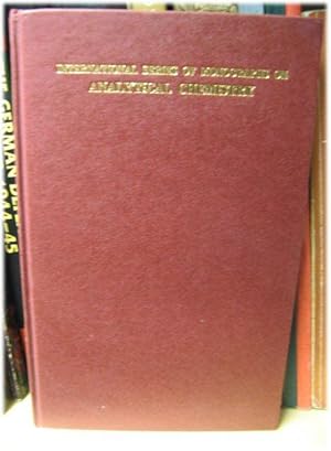 Seller image for Inorganic Ultramicroanalysis (International Series of Monographs on Analytical Chemistry) for sale by PsychoBabel & Skoob Books