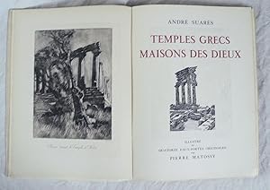 Seller image for Temples Grecs Maisons des Dieux. for sale by Librairie In-Quarto