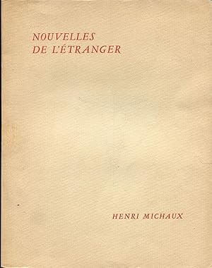 Seller image for Nouvelles de l'Etranger. for sale by Librairie In-Quarto