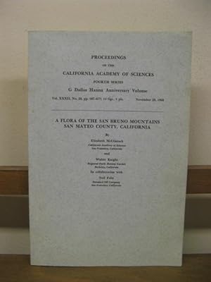 Bild des Verkufers fr Proceedings of the California Academy of Sciences; Fourth Series, Vol. XXXII, No. 20, November 29, 1968: A Flora of the San Bruno Mountains, San Mateo County, California zum Verkauf von PsychoBabel & Skoob Books