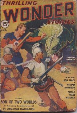 Seller image for THRILLING WONDER Stories: August, Aug. 1941 for sale by Books from the Crypt