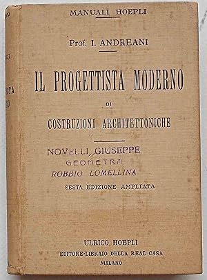 Immagine del venditore per Il progettista moderno di costruzioni architettoniche. venduto da S.B. Il Piacere e il Dovere