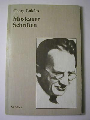 Bild des Verkufers fr Moskauer Schriften : zur Literaturtheorie u. Literaturpolitik 1934 - 1940 zum Verkauf von Antiquariat Fuchseck