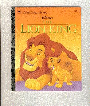Bild des Verkufers fr THE LION KING walt disney's zum Verkauf von ODDS & ENDS BOOKS