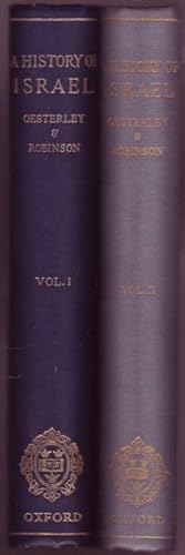 Bild des Verkufers fr A History of Israel. Volumes 1 and 2 zum Verkauf von Graphem. Kunst- und Buchantiquariat
