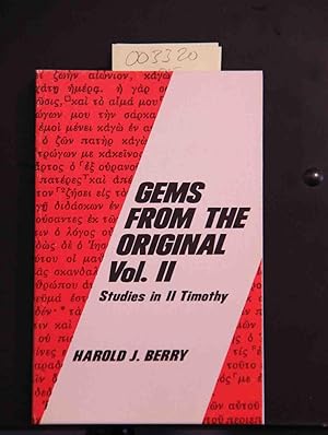 Seller image for Gems from the original vol. II; Studies in II Timothy, for sale by Mad Hatter Bookstore