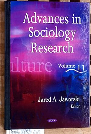 Advances in Sociology Research. Volume 11.