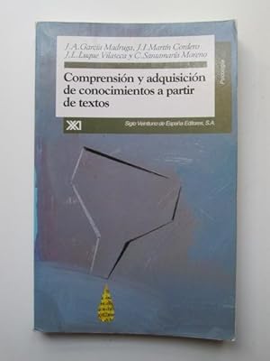 Comprensión y adquisición de conocimientos a partir de textos