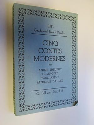 Imagen del vendedor de Cinq Contes Modernes (Bell's Graduated French Readers) a la venta por Goldstone Rare Books