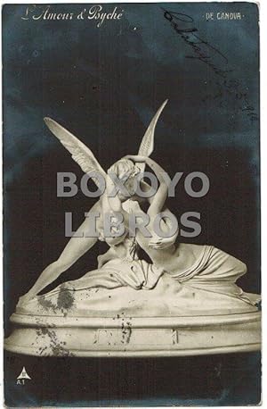 Tarjeta postal. L'Amour & Psyché (de Canova)