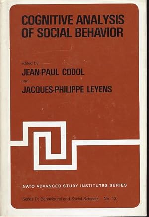 Bild des Verkufers fr Cognitive analysis of social behaviour zum Verkauf von L'ivre d'Histoires