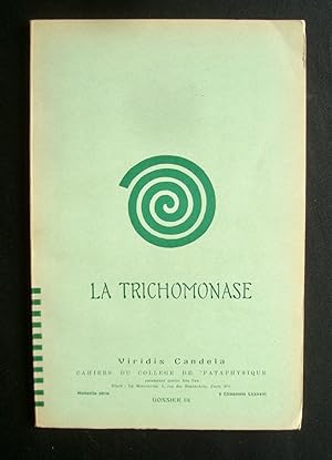 Image du vendeur pour Dossiers du Collge de Pataphysique - N 14 : La Trichonomase - mis en vente par Le Livre  Venir