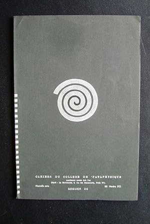 Seller image for Dossiers du Collge de Pataphysique - N 26 - Album de l'Antlium (ou Pompe  merdre), indits de Jarry - for sale by Le Livre  Venir